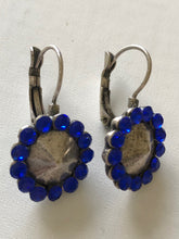 Load image into Gallery viewer, Crystal Flower Earrings (many colour options)