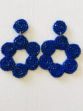 Load image into Gallery viewer, Navy Flower