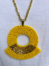 Load image into Gallery viewer, Vibrant Bead Pendant Necklace (many colours)