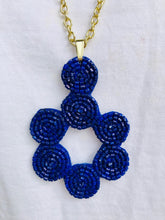 Load image into Gallery viewer, Navy Flower