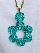 Load image into Gallery viewer, Vibrant Flower Bead Necklace (many colours)