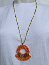 Load image into Gallery viewer, Vibrant Bead Pendant Necklace (many colours)