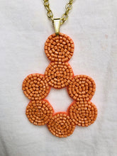 Load image into Gallery viewer, Vibrant Flower Bead Necklace (many colours)