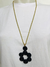 Load image into Gallery viewer, Vibrant Flower Bead Necklace (many colours)