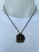 Load image into Gallery viewer, Rose Necklace (gold, silver or copper)