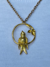 Load image into Gallery viewer, Bird on a Wire Necklace (Copper or Gold)