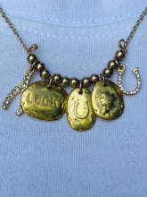 Load image into Gallery viewer, Lucky Charm Necklace (gold, silver or copper)