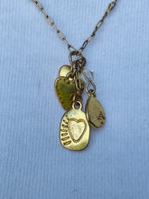 Load image into Gallery viewer, Hearts Necklace (gold, silver or copper)