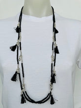 Load image into Gallery viewer, Bead & Tassel Necklace (other colours)