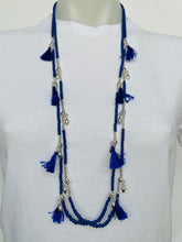 Load image into Gallery viewer, Bead & Tassel Necklace (other colours)