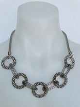 Load image into Gallery viewer, Circle & Oval Link Necklace (gold or silver)
