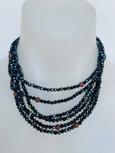 Load image into Gallery viewer, Midnight Blue Multi Stand Necklace