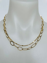 Load image into Gallery viewer, Double chain Necklace (Gold or Silver)