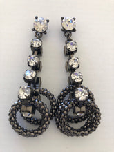 Load image into Gallery viewer, Crystal Drop &amp; Triple Hoop Earrings
