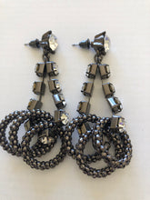 Load image into Gallery viewer, Crystal Drop &amp; Triple Hoop Earrings
