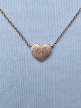 Load image into Gallery viewer, Heart with Diamante Necklace
