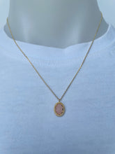 Load image into Gallery viewer, Rose Oval Necklace
