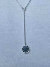 Load image into Gallery viewer, Circle Pendant Necklace (rose gold or silver)
