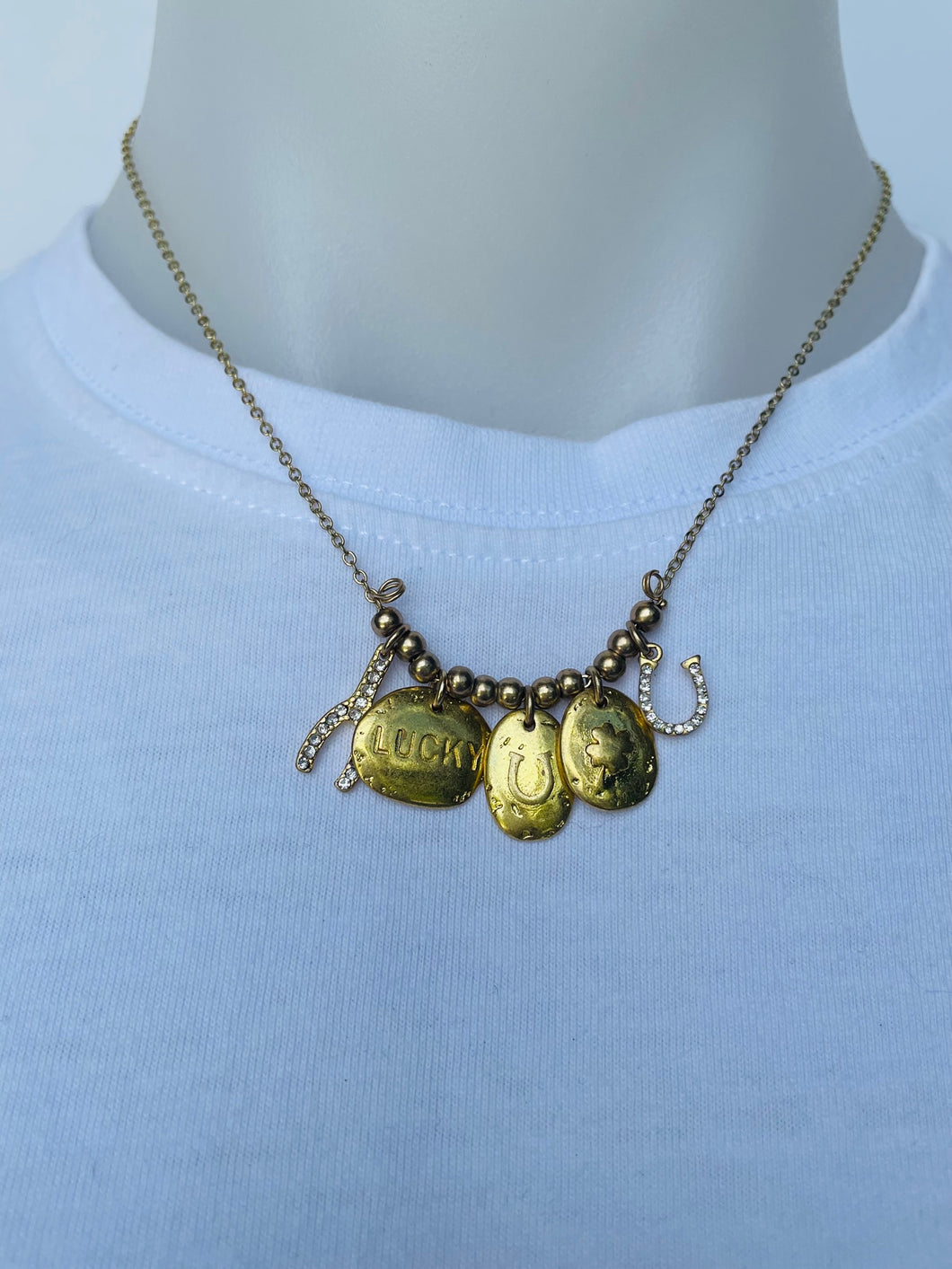 Lucky Charm Necklace (gold, silver or copper)