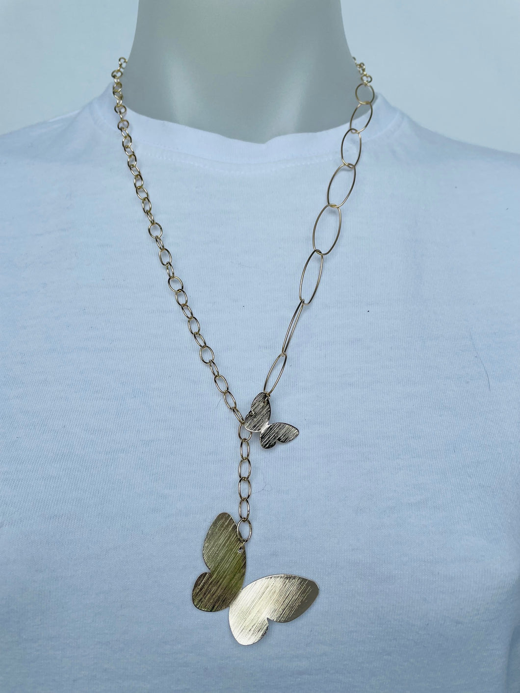 Butterfly Necklace (gold or silver)
