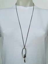 Load image into Gallery viewer, Knot Necklace (also available in Gold)

